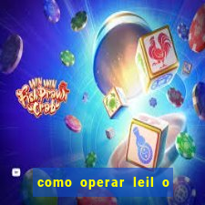 como operar leil o de abertura mini indice